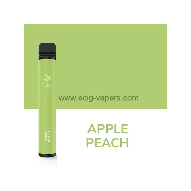 ELF BAR 0mg  Apple Peach/ Pomme Peche