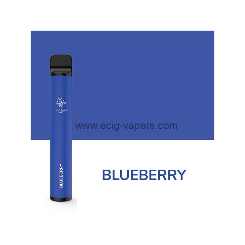 ELF BAR 0mg BlueBerry / Myrtille