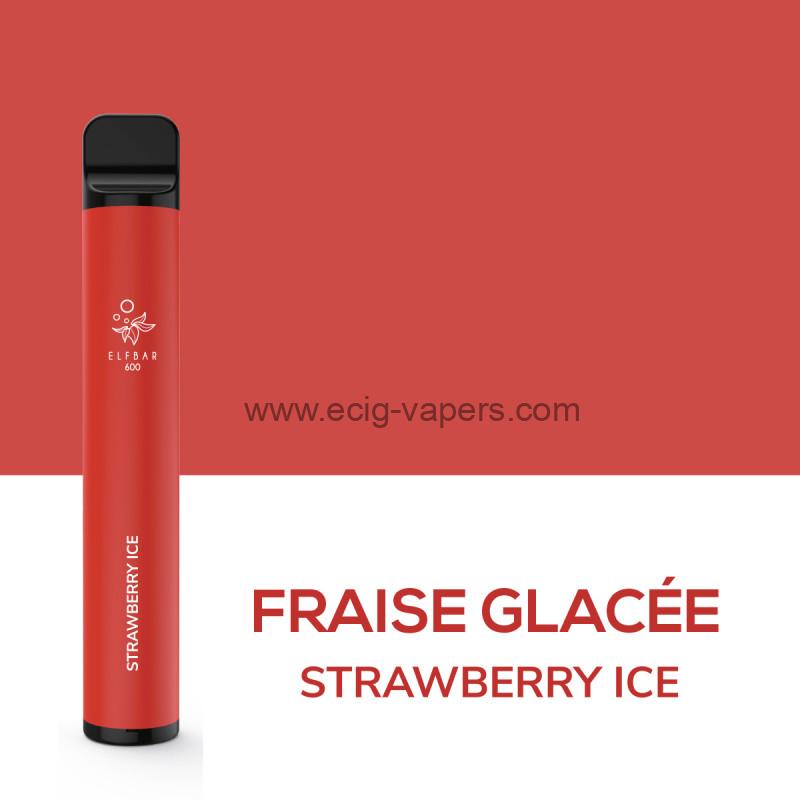 ELF BAR 2%  Fraise Glacée/Strawberry Ice 