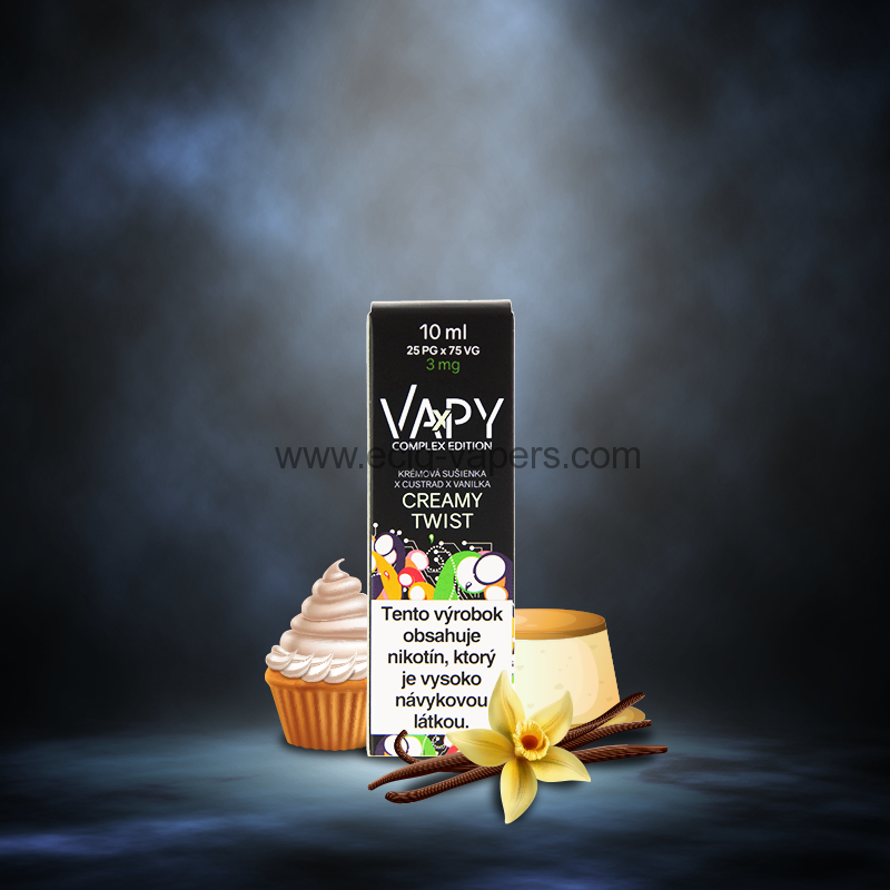 VAPY Creamy Twist Prémium Eliquid 10ml/3mg