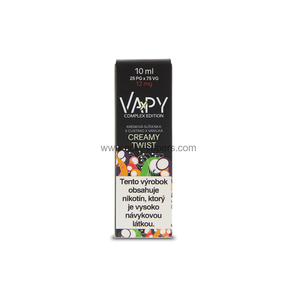 VAPY Creamy Twist Prémium Eliquid 10ml/12mg
