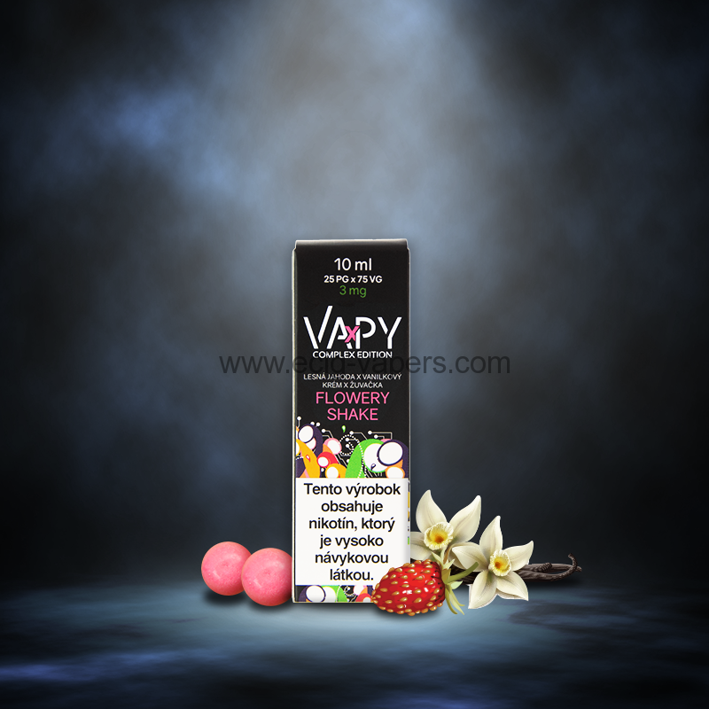 VAPY Flowery Shake Prémium Eliquid 10ml/3mg
