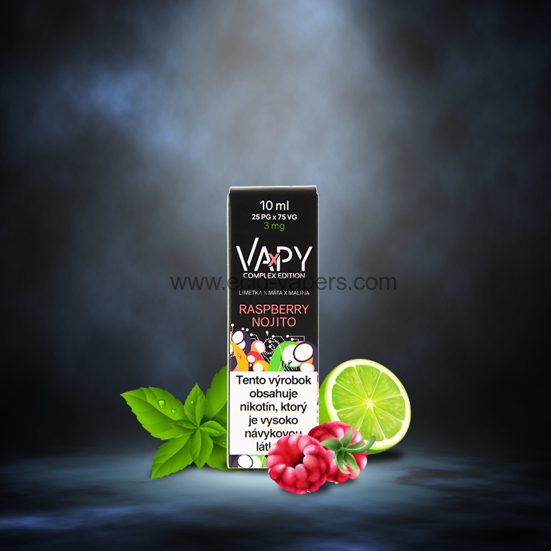 VAPY Raspberry Nojito Prémium Eliquid 10ml/3mg