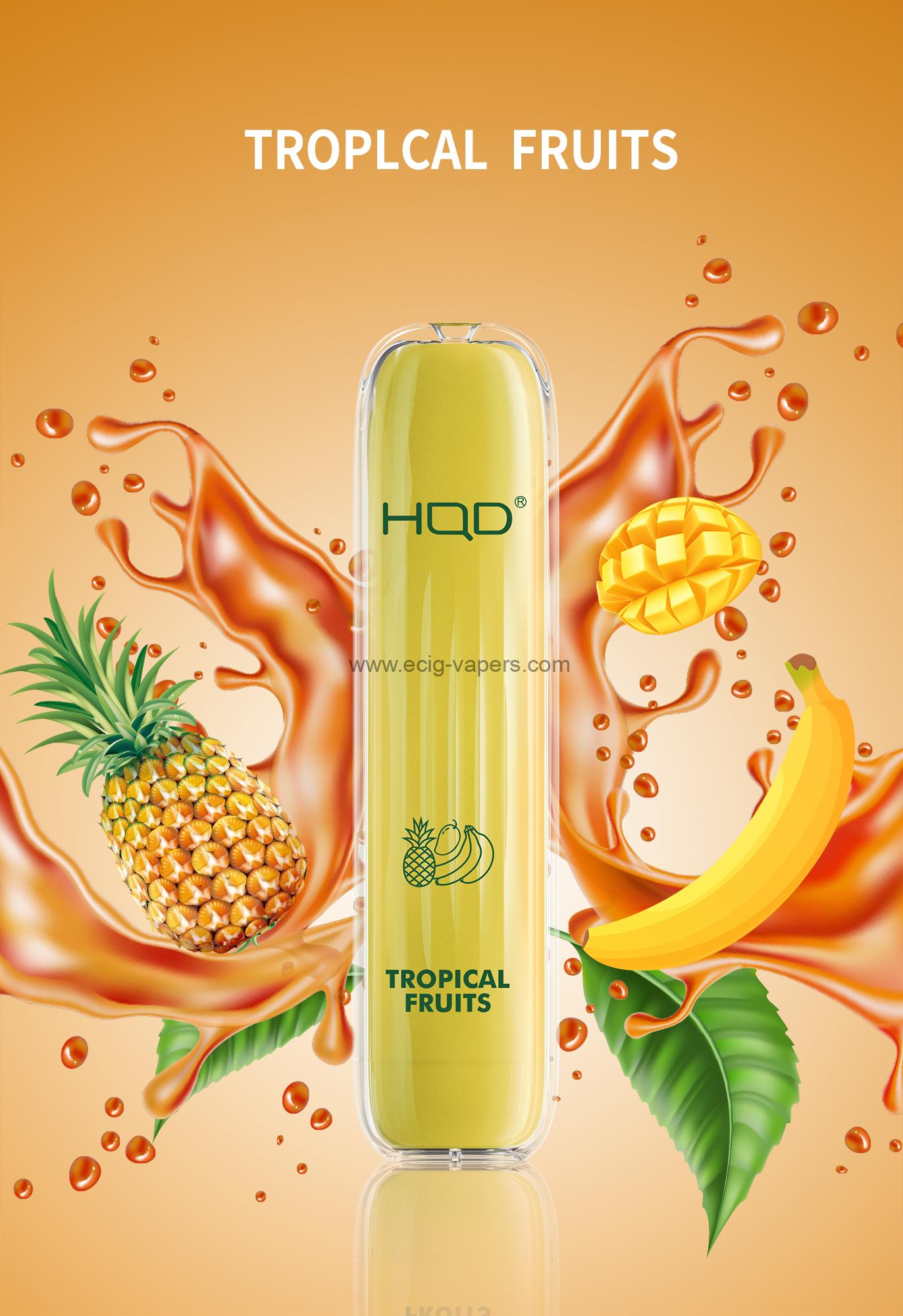 HQD Tropical Fruits 20mg/600puff