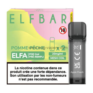 Elf Bar  Elfa Pomme Pêche 2ML 20MG