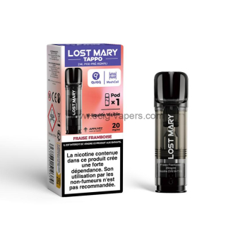 Lost Mary Tappo Air Cartouche Fraise Framboise 1x2ml/20mg