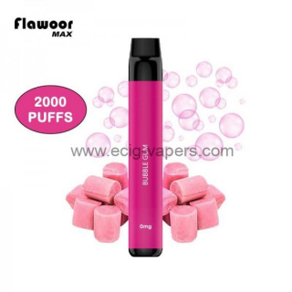 Flawoor Max Bubble Gum 0mg / 2000 puff