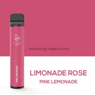 Elf Bar 1500 puff/0mg Pink Lemonade/Limonade Rose